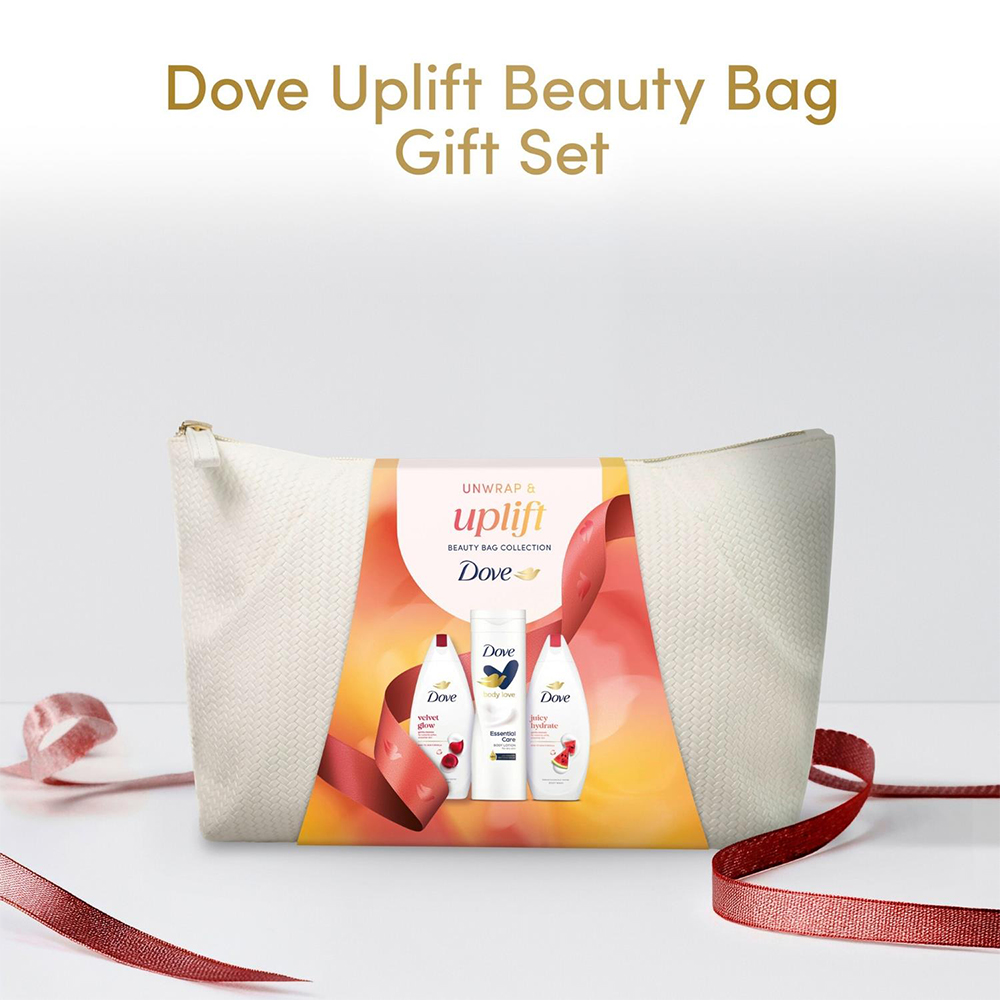 Dove Uplift Beauty Bag Gift Set 3 Piece 3 Pack Image 4