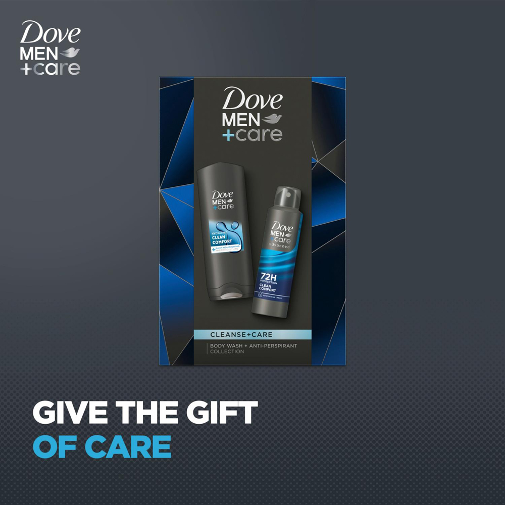 Dove Men+Care Cleanse+Care Duo Gift Set 4 Pack Image 3