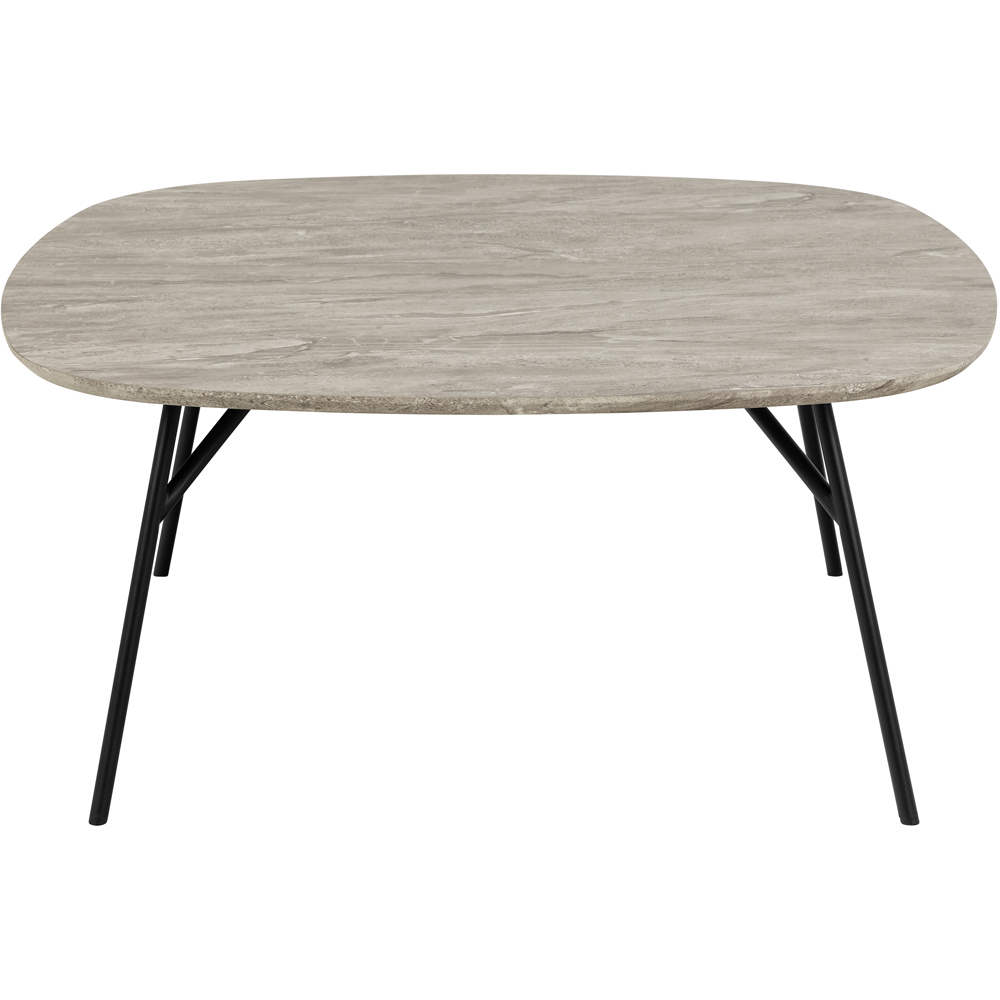 Florence Caracas Grey Marble Effect Coffee Table Image 3
