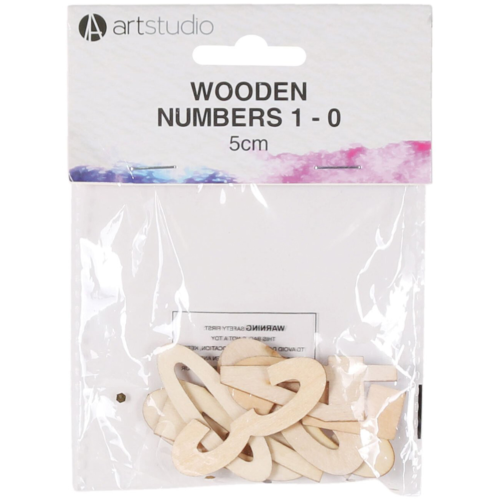 Art Studio Wooden Numbers 0-9 Image