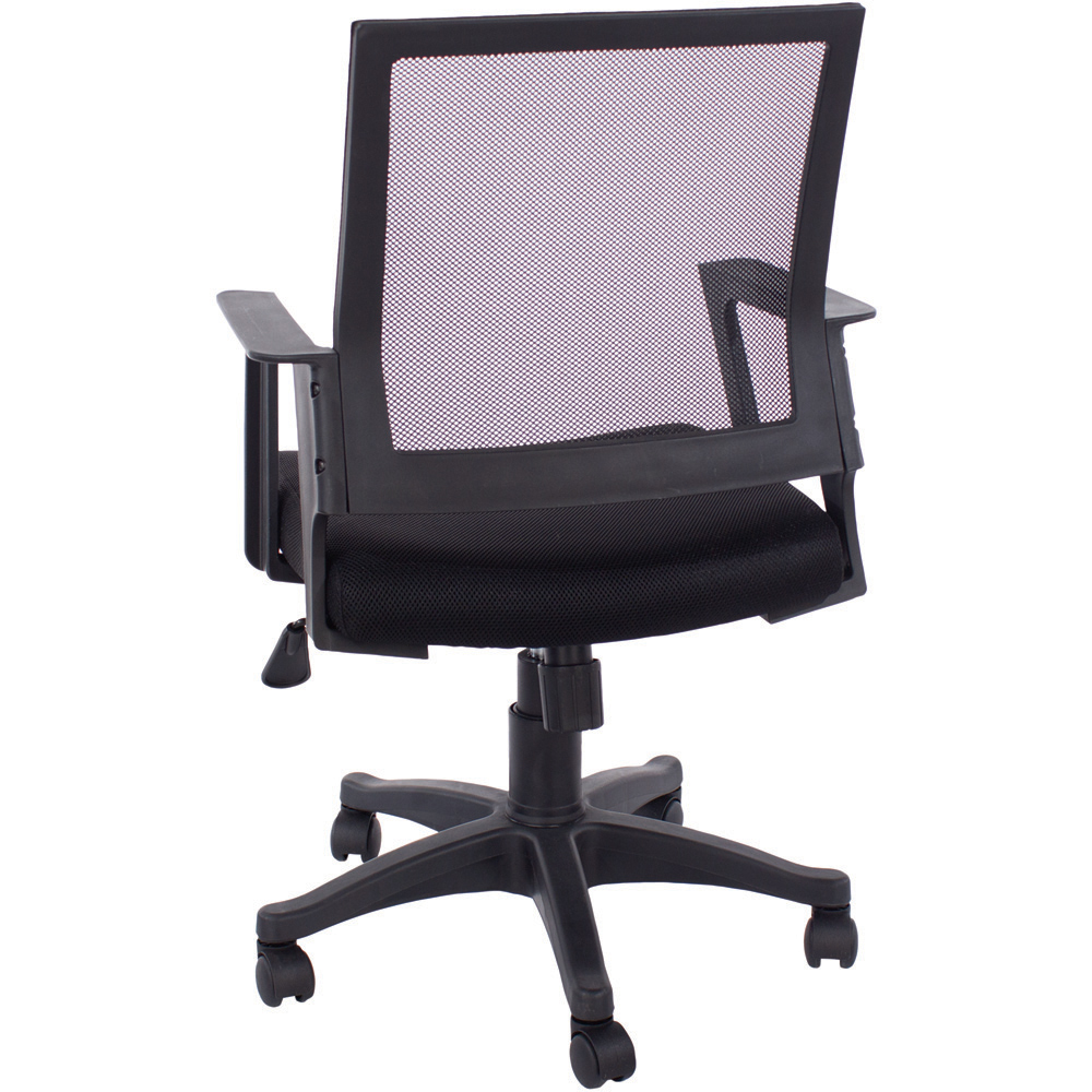 Loft Black Mesh Swivel Home Office Chair Image 4