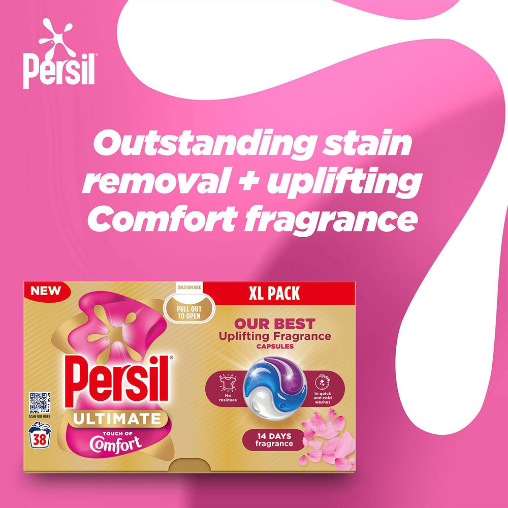 Persil Uplifting Fragrance Washing Capsules 38 Washes 5 Pack Image 6