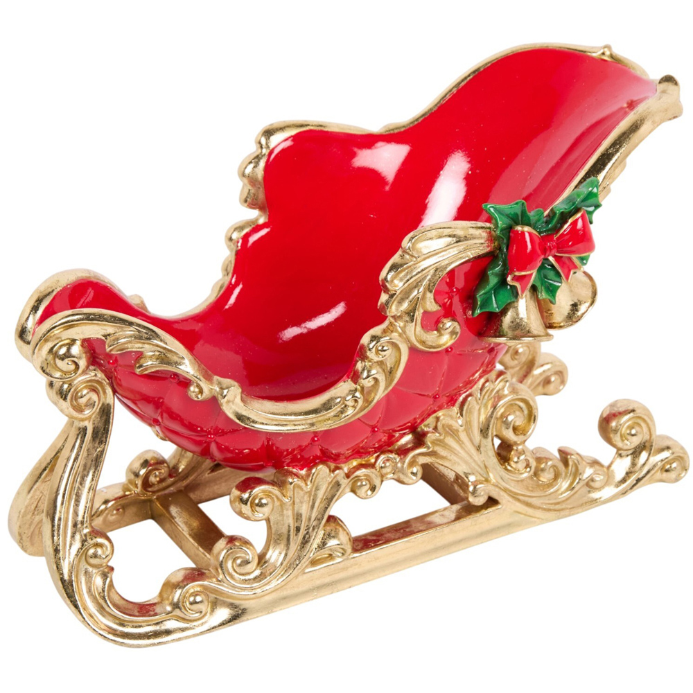 Elegant Traditional Sleigh Ornament Image 2