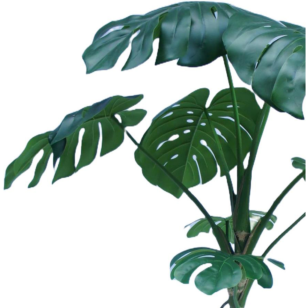 Botanik Green Monstera Artificial Tree in Pot 6ft Image 2
