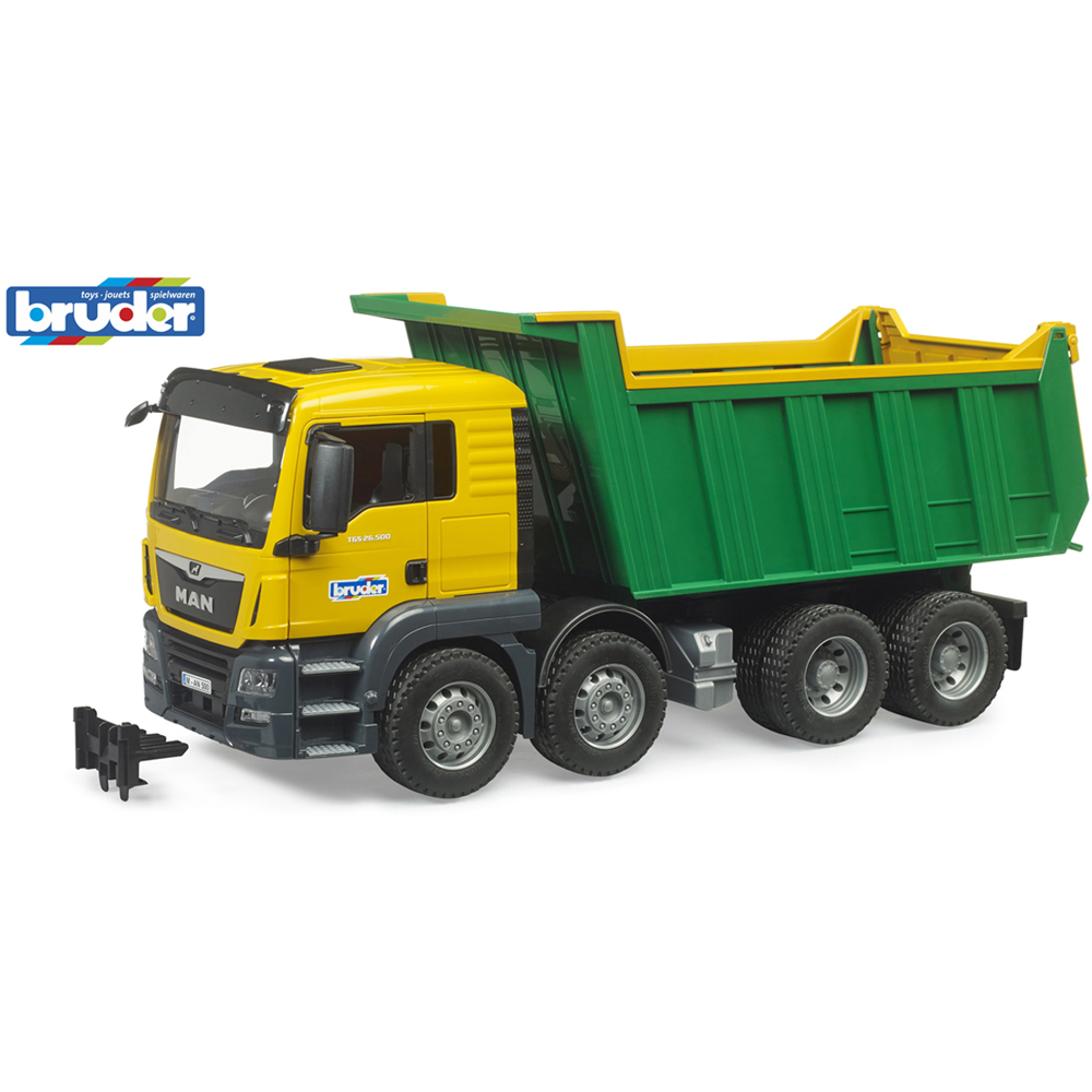 Bruder Kids MAN TGS Tipper Truck Playset Model Image 7