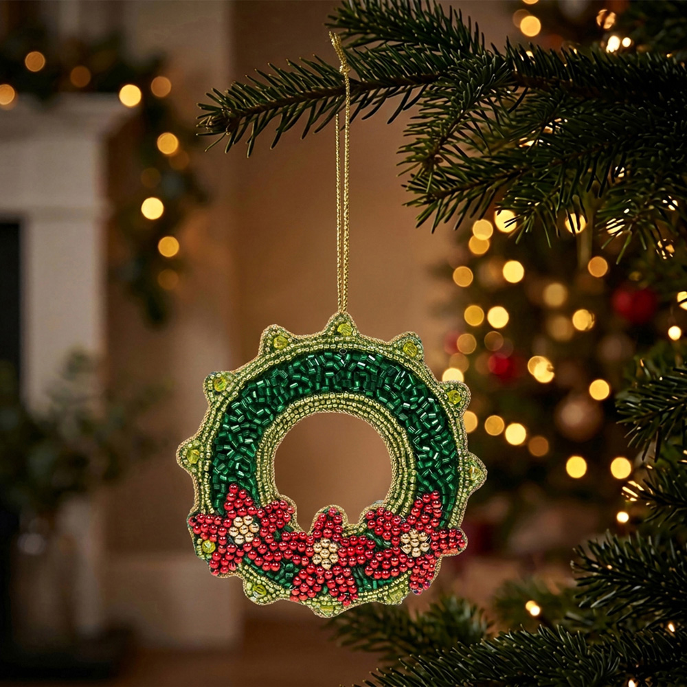 Beaded Festive Hanging Decoration Image 3