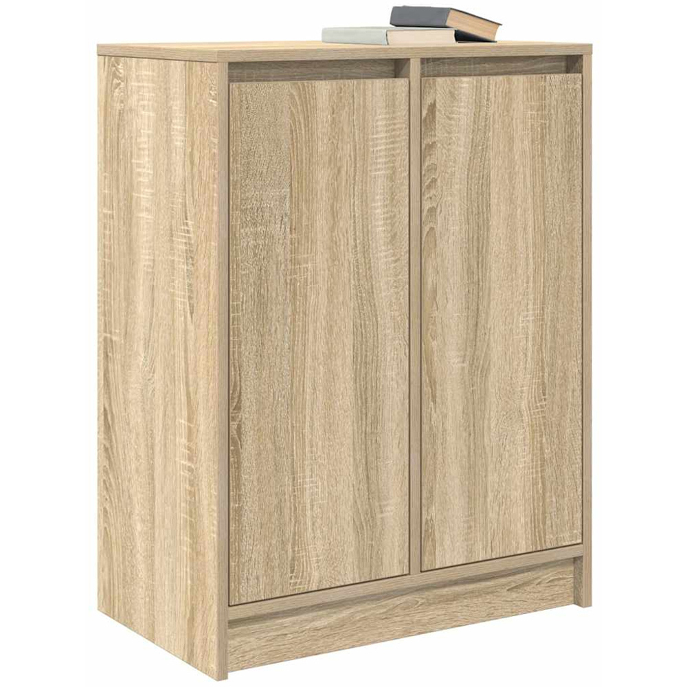 vidaXL 2 Door Sonoma Oak Sideboard Image 4