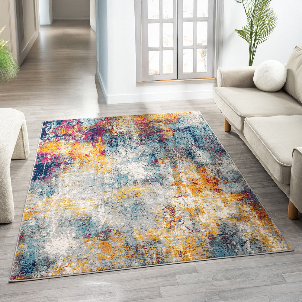 Desire Rugs San Marino Multicolour Abstract Rug 160 x 230cm Image 2