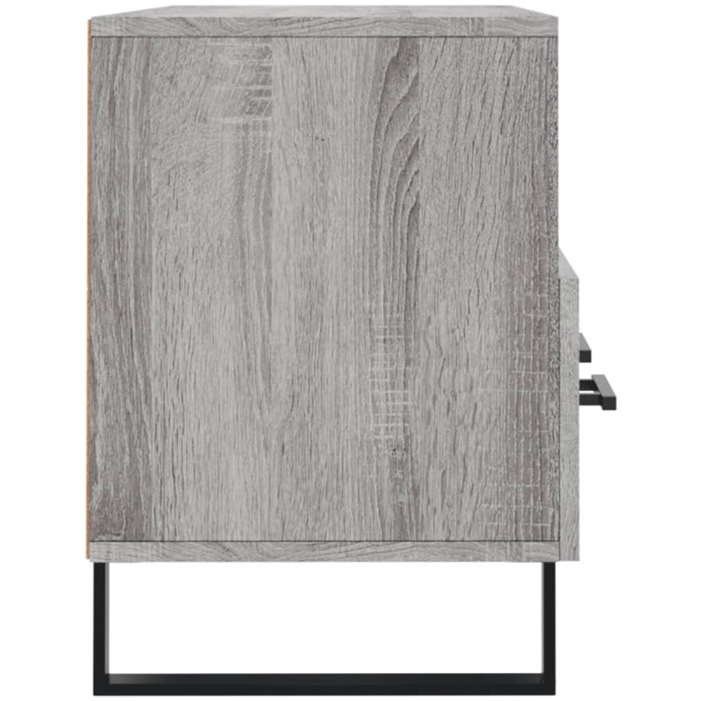 vidaXL 3 Drawer 3 Shelf Grey Sonoma TV Cabinet Image 7