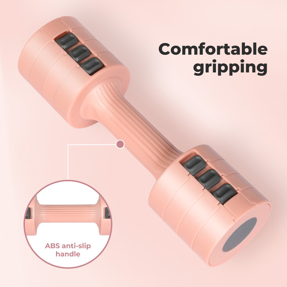 Spector Centra Pink Metal Adjustable Dumbbell Pair 1-2.5kg Image 6