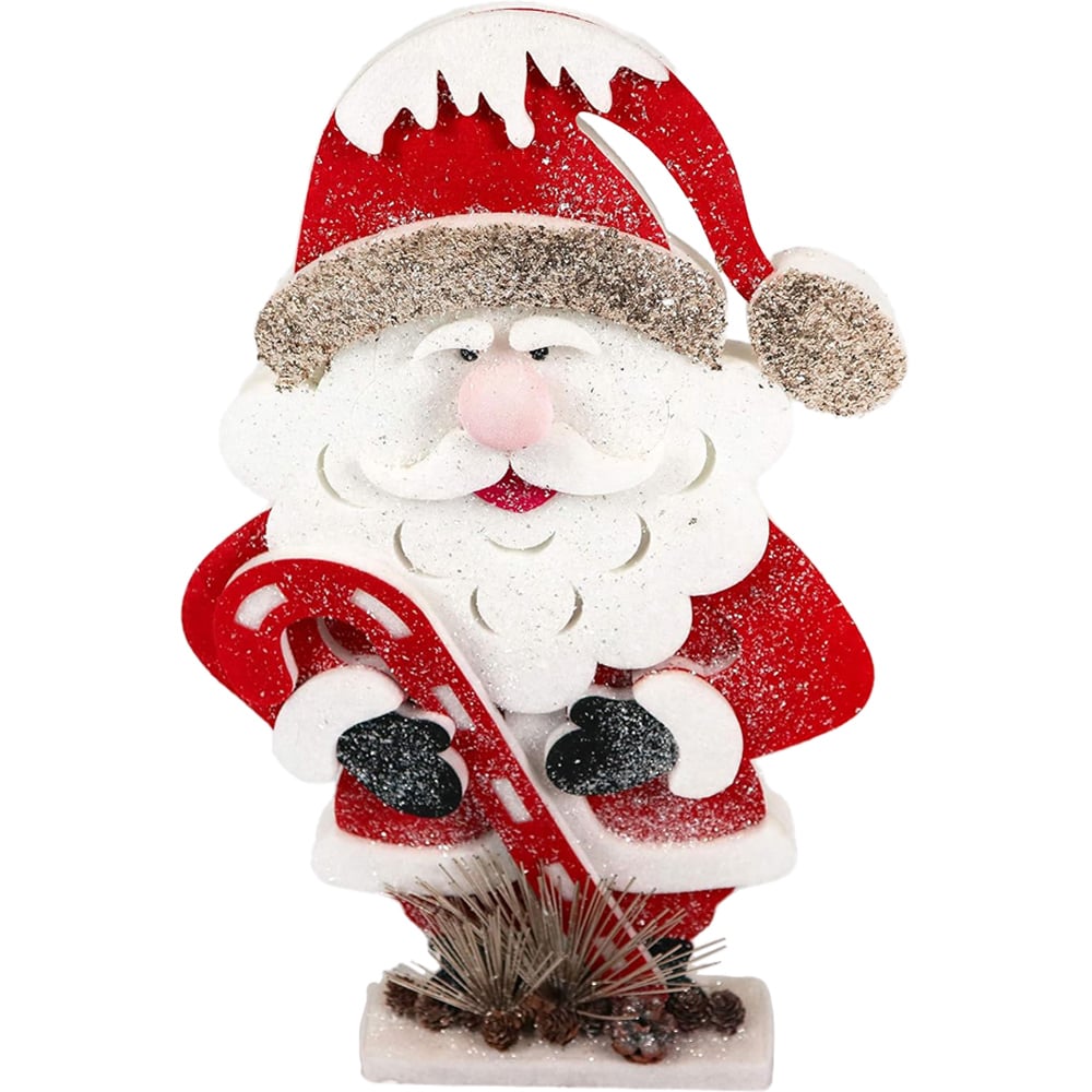 Shatchi Red Santa Tabletop Figures Image 1