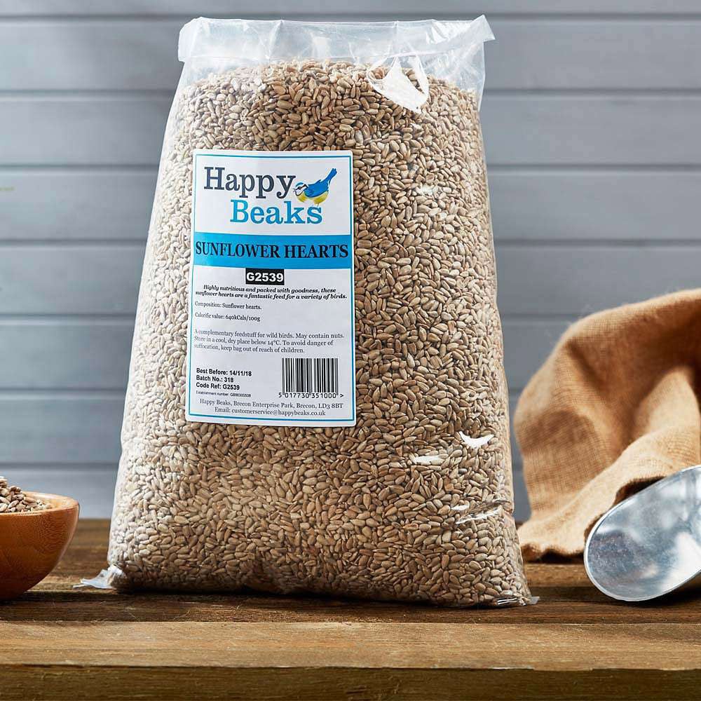 Happy Beaks Sunflower Hearts Bird Food 14kg Image 2