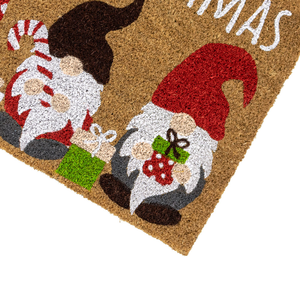 JVL Christmas Gonk Latex Coir Door Mat 40 x 58cm Image 3