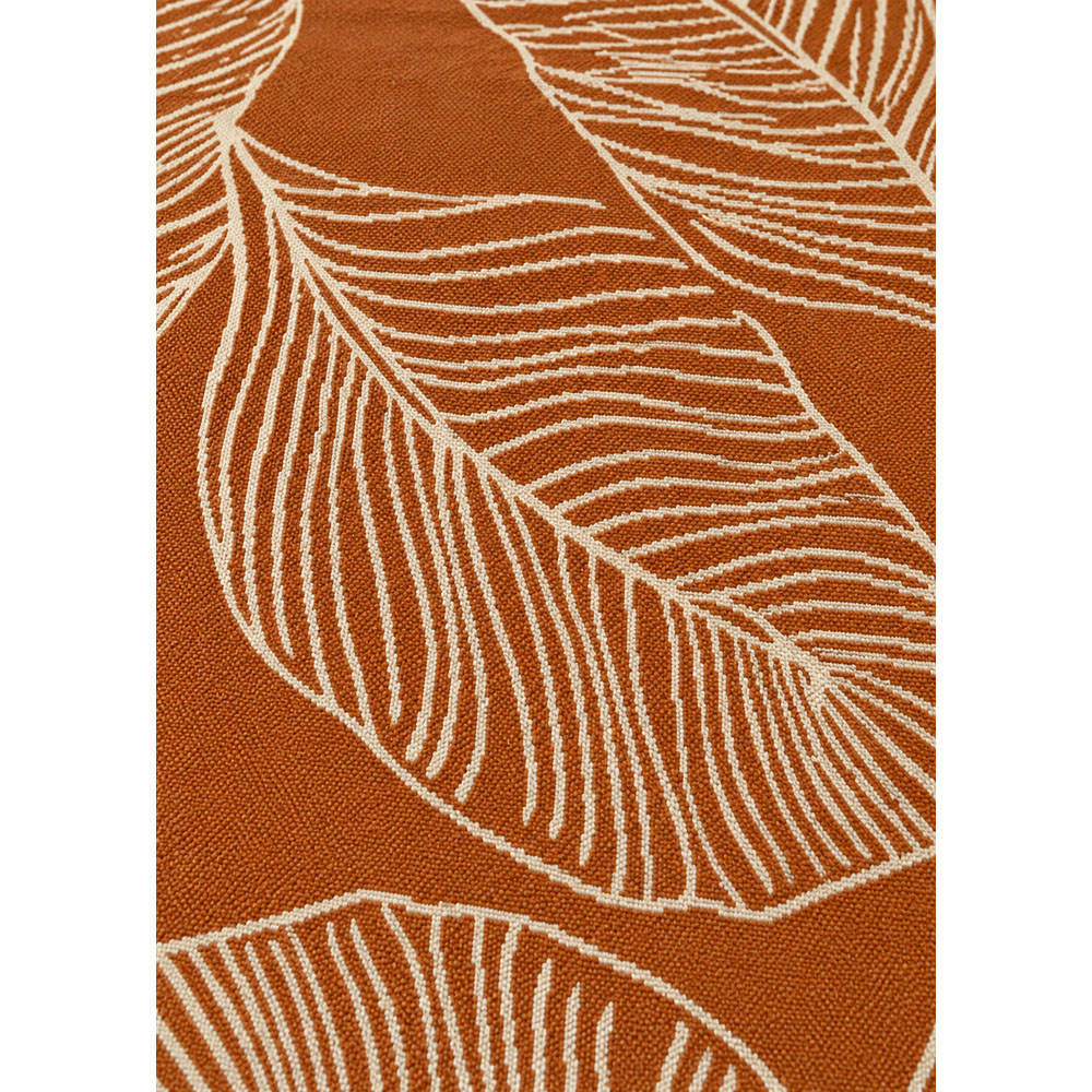 Portland Rugstyle Terracotta Leaf Rug 80 x 150cm Image 3