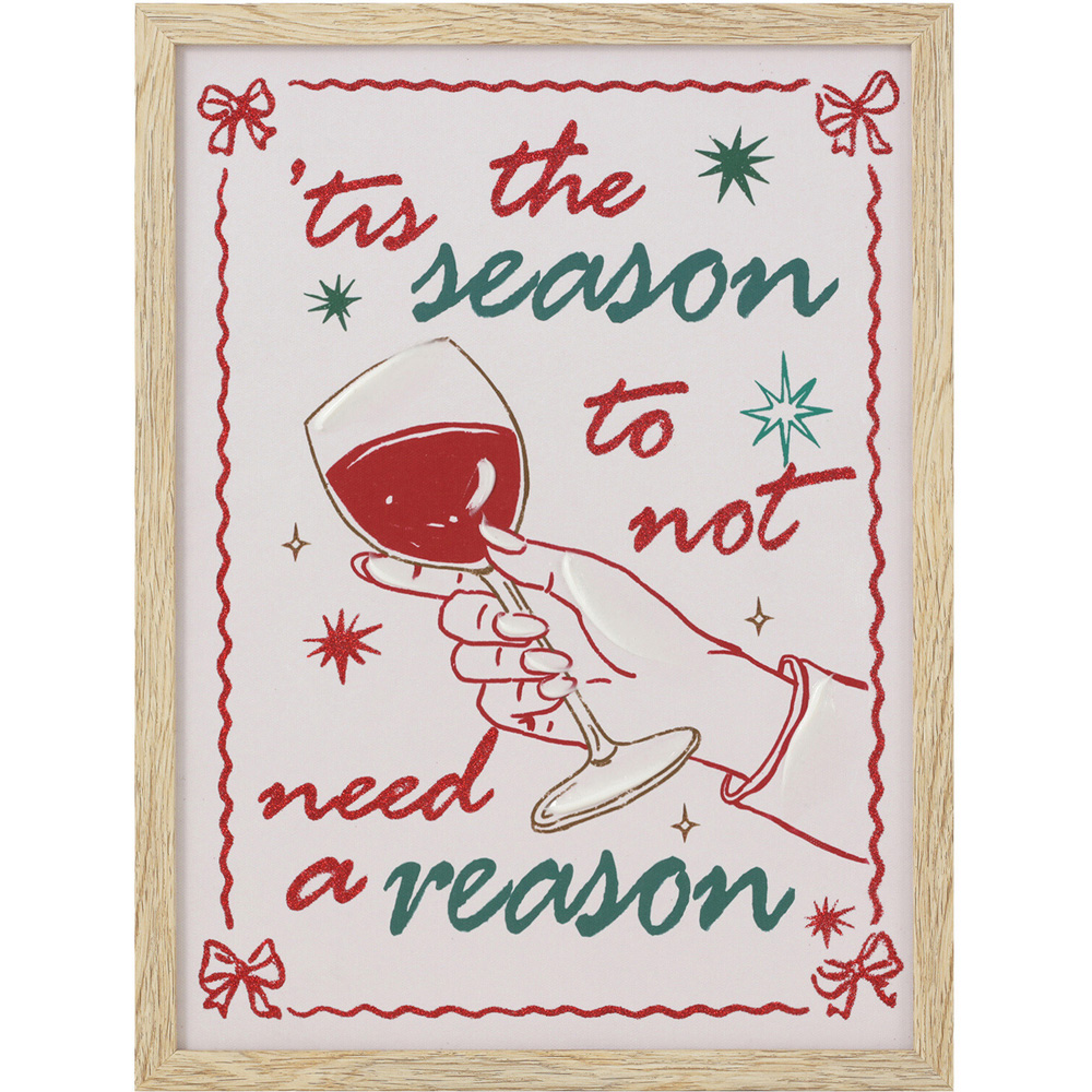 Fun Christmas Embellished Framed Art Image 3