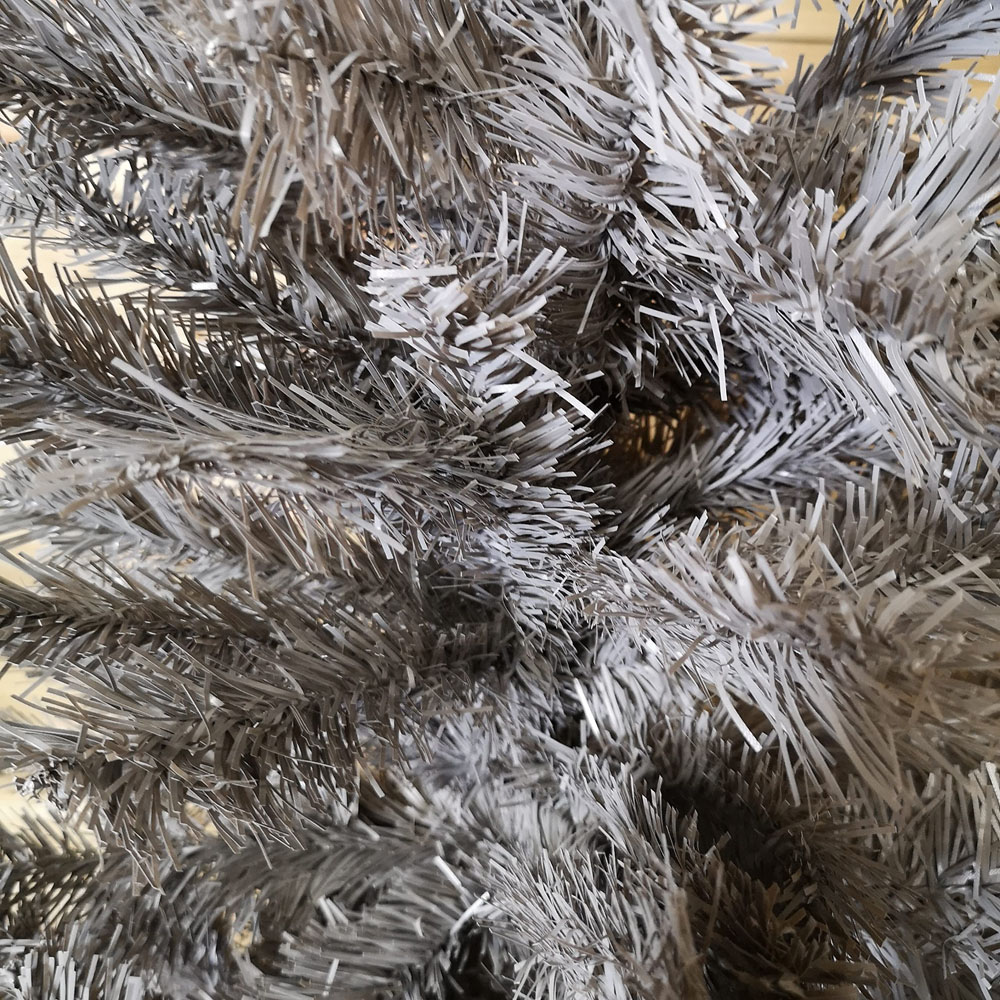 Samuel Alexander Grey Colorado Spruce Artificial Christmas Tree with Wrapped Branches 6ft Image 4