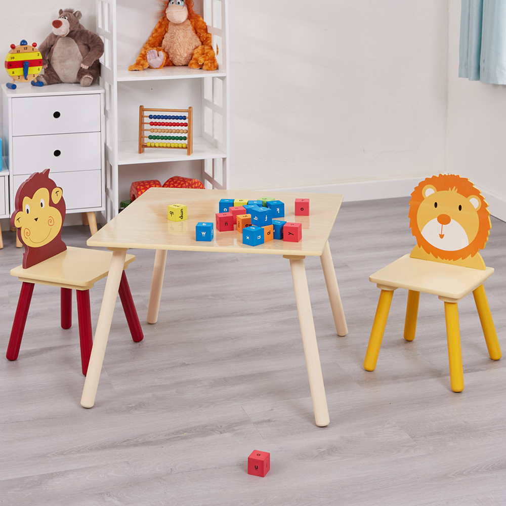 Liberty House Toys Kids Jungle Table and Chairs Set Image 1