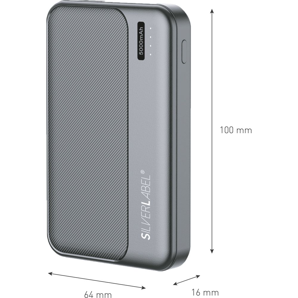SilverLabel E71022250 Black Power Bank 5000mAh Image 9