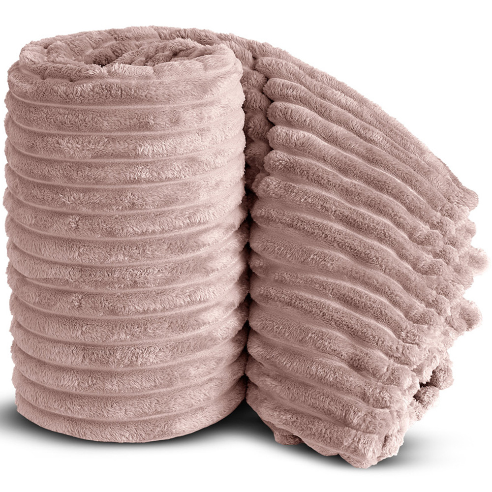 Velosso Bellissima Blush Plush Throw 305 x 305cm Image 3