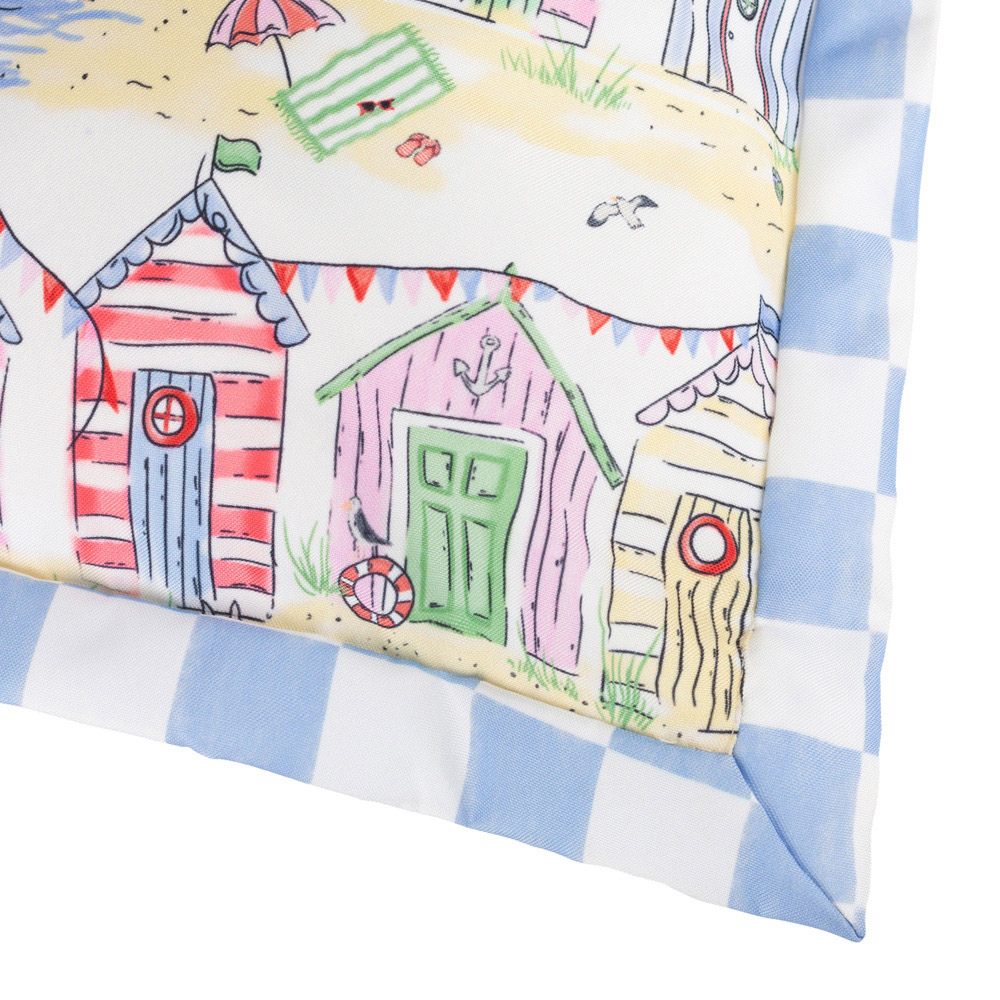 Furn Multicolour Beach Huts Square Reversible Cushion 45 x 45cm Image 4