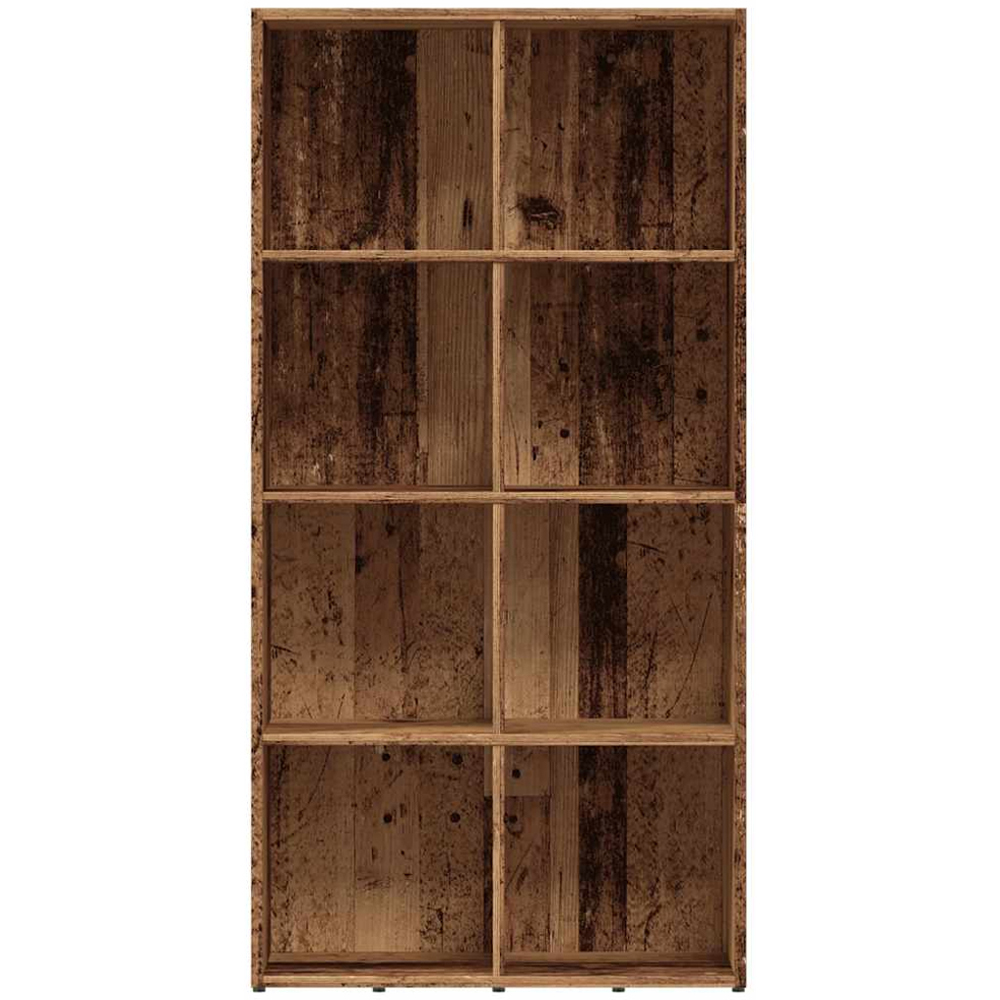 vidaXL 8 Shelf Old Wood Bookcase Image 5