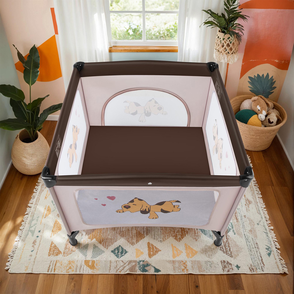 tectake Tommy Junior Kids Blue Playpen Image 9