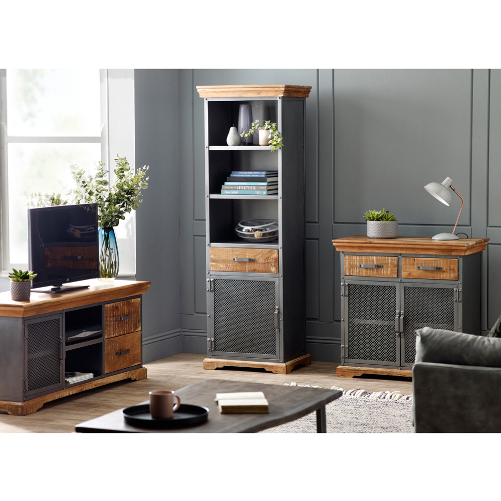 Brooklyn Malalia Single Door 2 Drawer 2 Shelf TV Unit Image 6