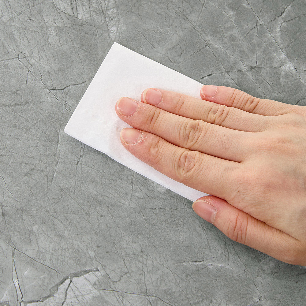 Living and Home Marble Effect Grey PVC Self Adhesive Wallpaper Image 2