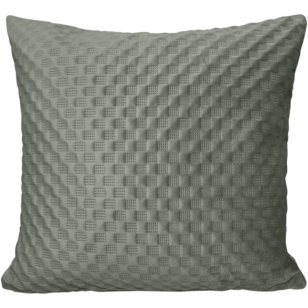 Intimates Heaton Grey Filled Cushion 43 x 43cm 2 Pack Image 1