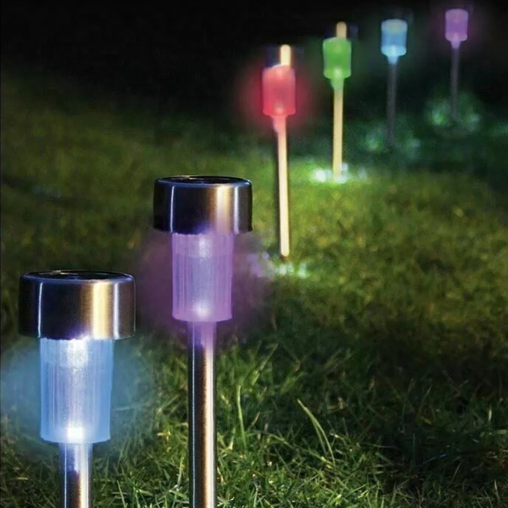 Garden Mile 10 Pack Colour Changing Garden Solar Stake Light Image 4