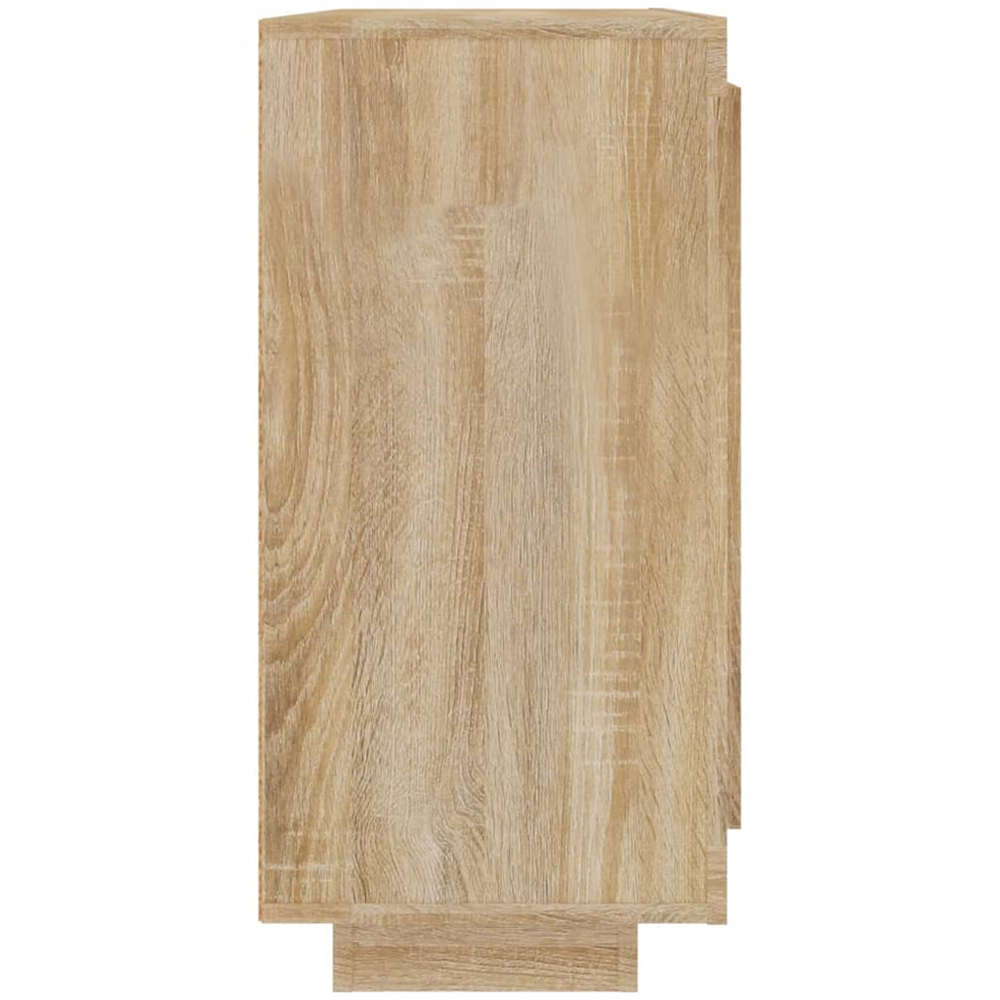 vidaXL 3 Door Sonoma Oak Sideboard Image 6