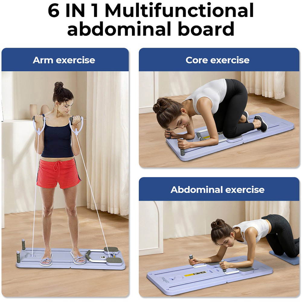 Spector Centra Purple Foldable Pilates Reformer Board Set Image 9