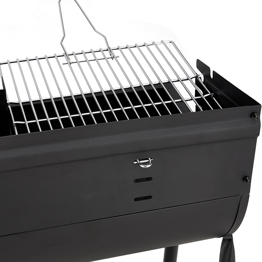 Living and Home Outdoor Garden Charcoal BBQ Grill with Adjustable Tray Image 5