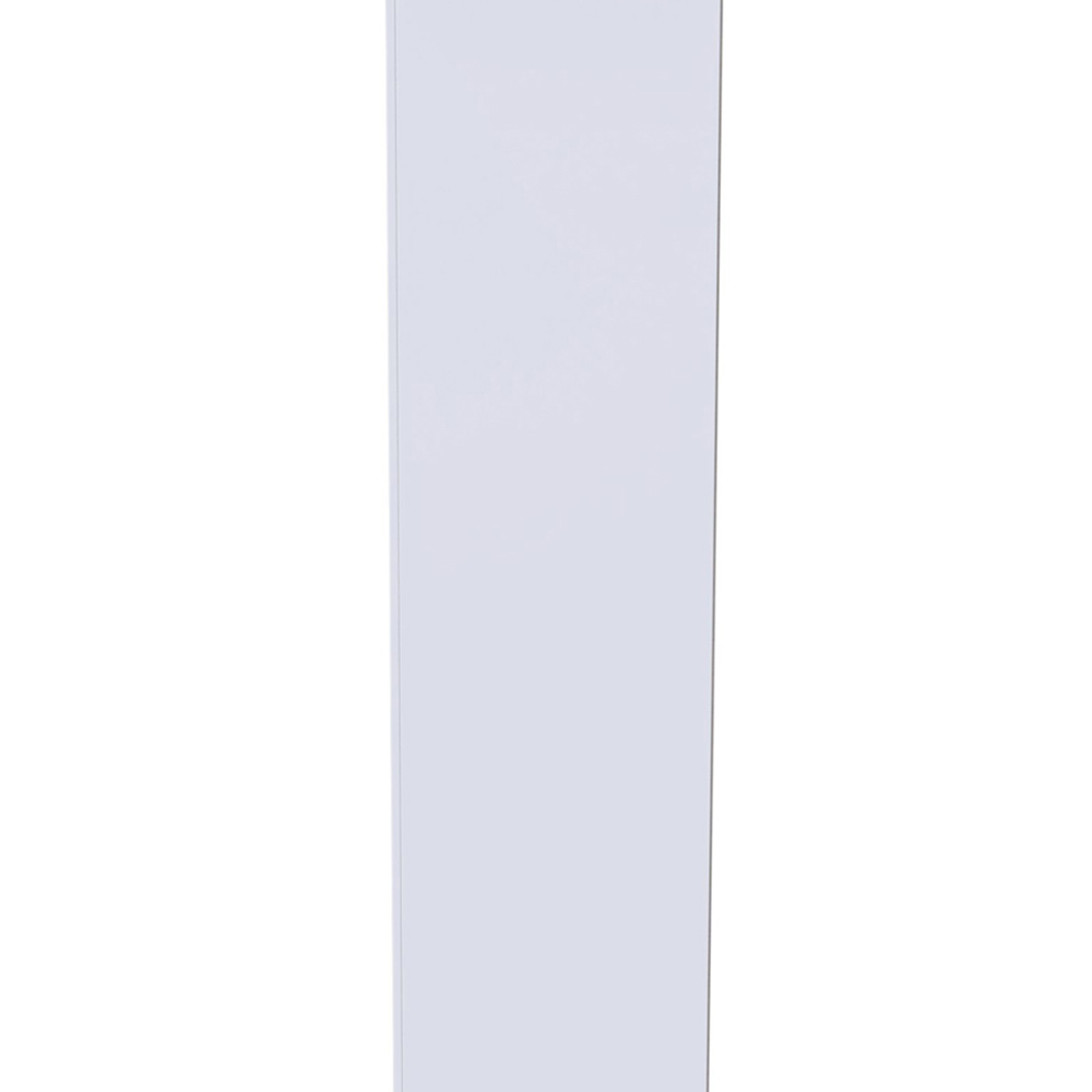 Crowndale Plymouth 3 Door White Tall Mirrored Wardrobe Ready Assembled Image 4