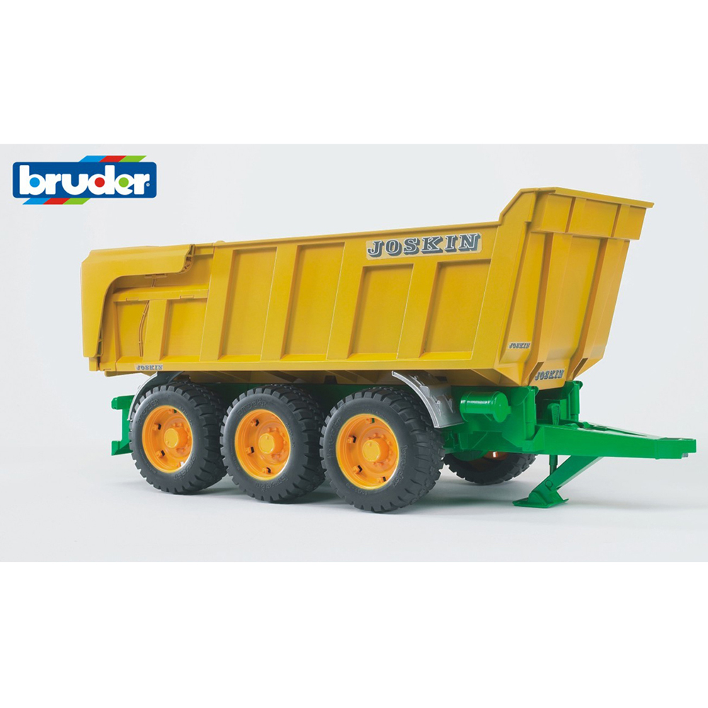 Bruder Kids Joskin Tipping Trailer Playset Model Image 7