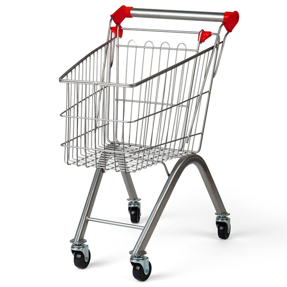 Bigjigs Toys Lifelike Supermarket Shopping Trolley Image 2