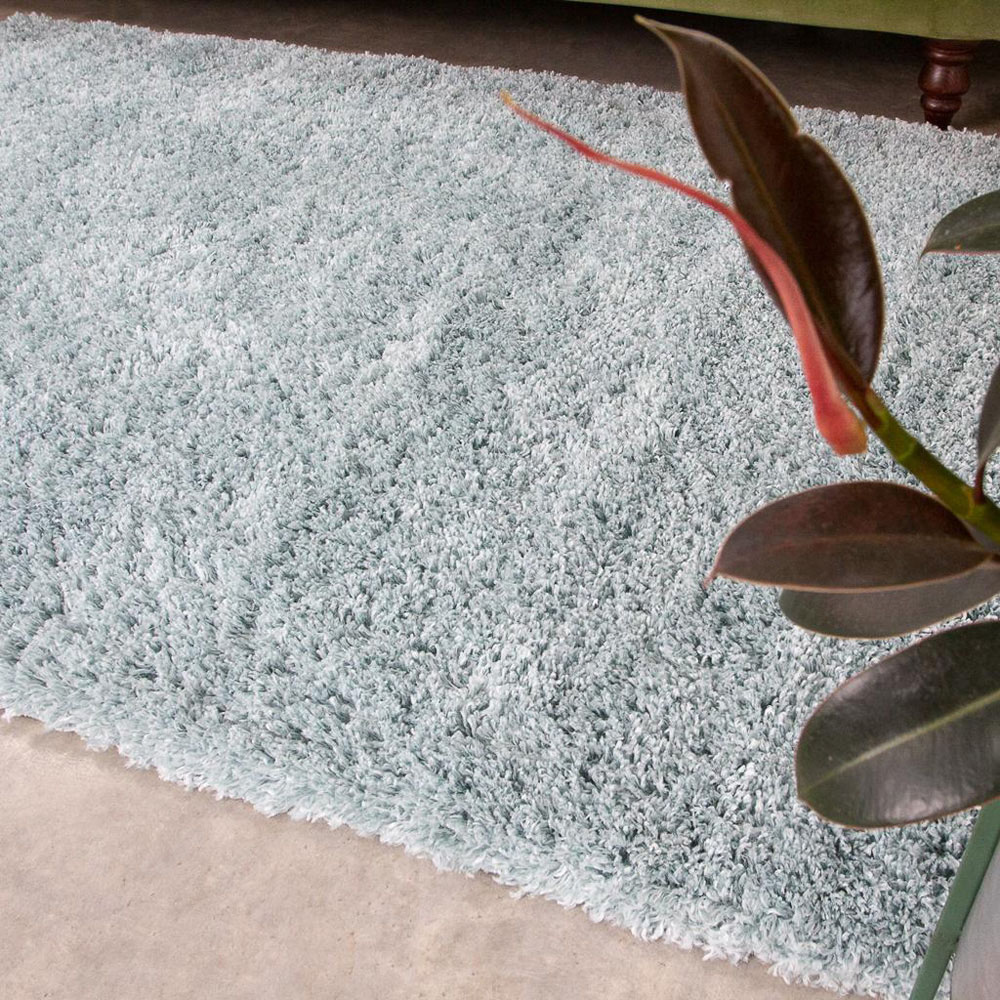 Kukoon Nore Blue Shaggy Rug 60 x 110cm Image 6