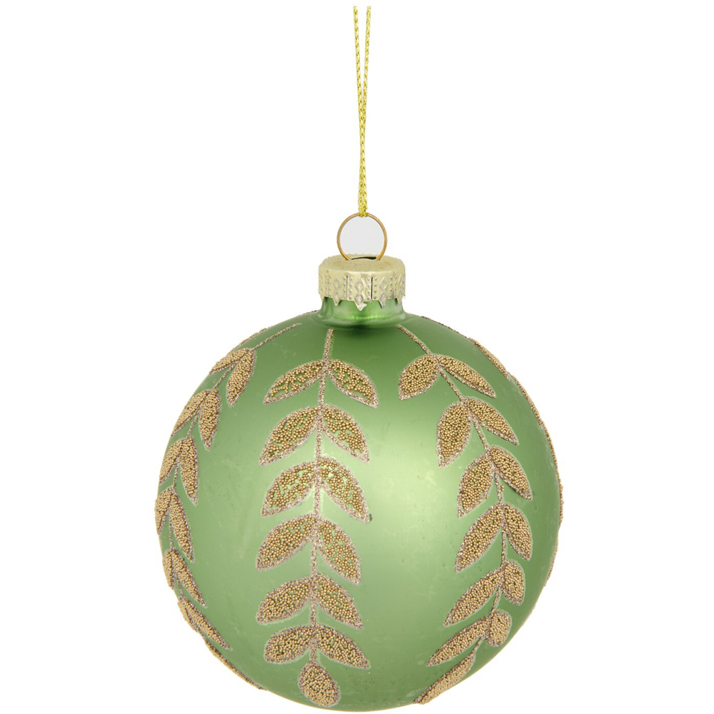 Amber Charm Leaf Bauble Image 3