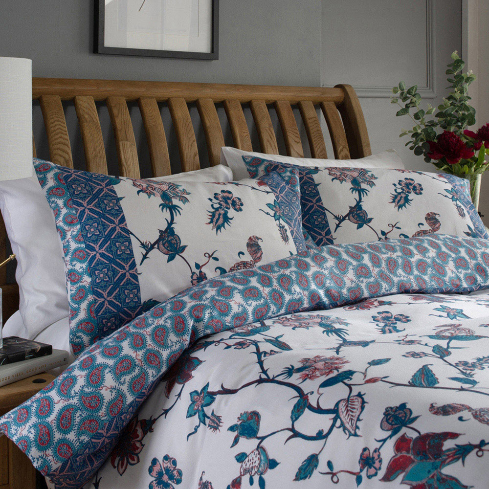 Deyongs Jacobean King Size Blue Duvet Set Image 2