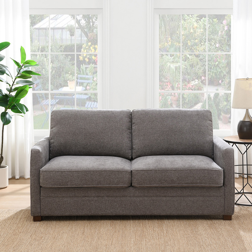 Canarsie 2 Seater Stone Full Foam Sofa Bed Image 3