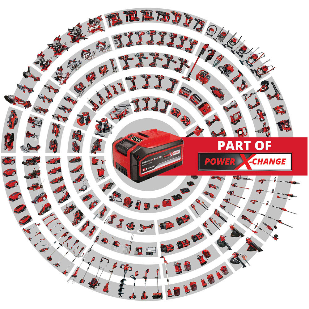 Einhell Power X-Change TE-HD 18/12 Li-Solo Cordless Rotary Hammer Image 7