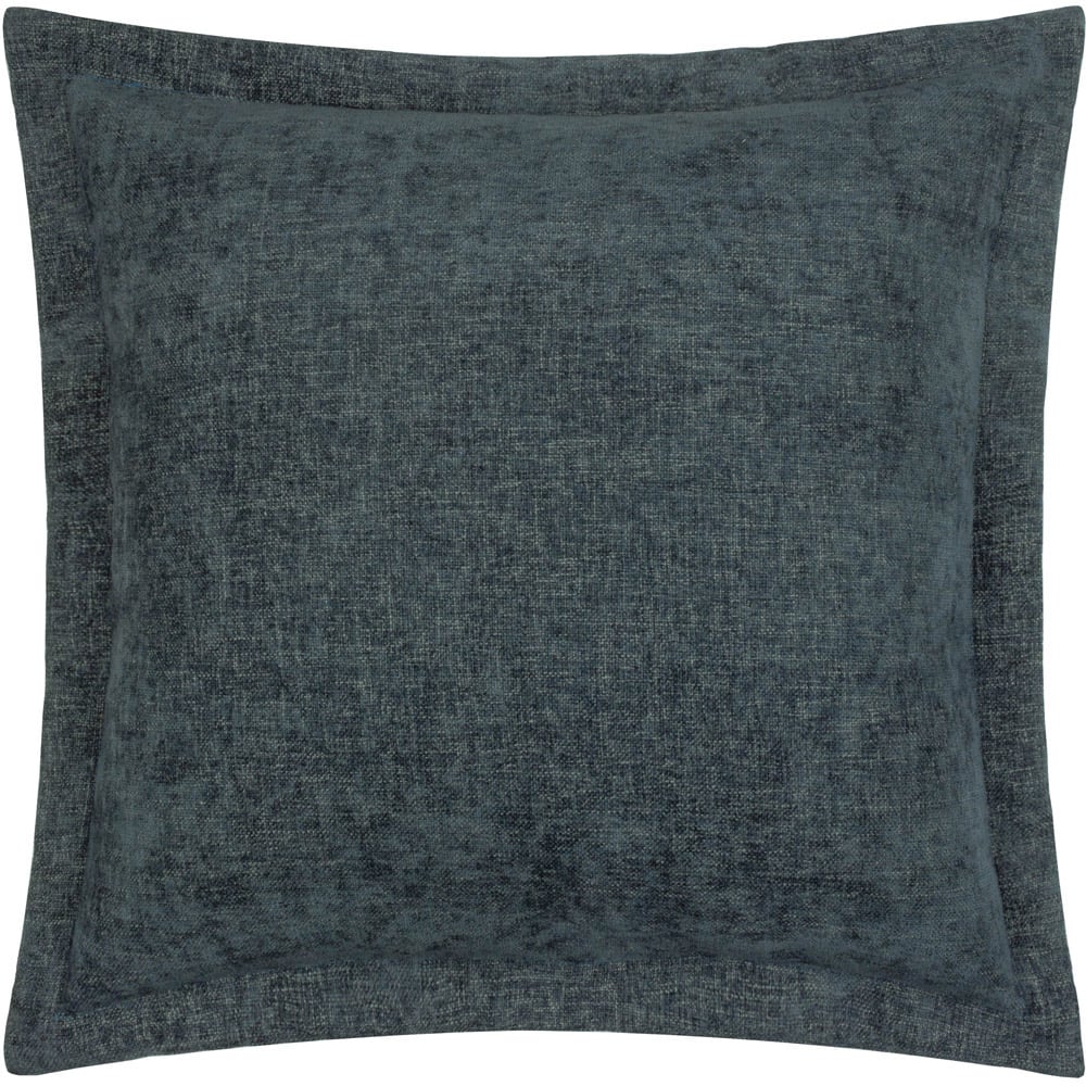 Yard Dune Grey Chenille Polyester Filled Cushion 50 x 50cm Image 1