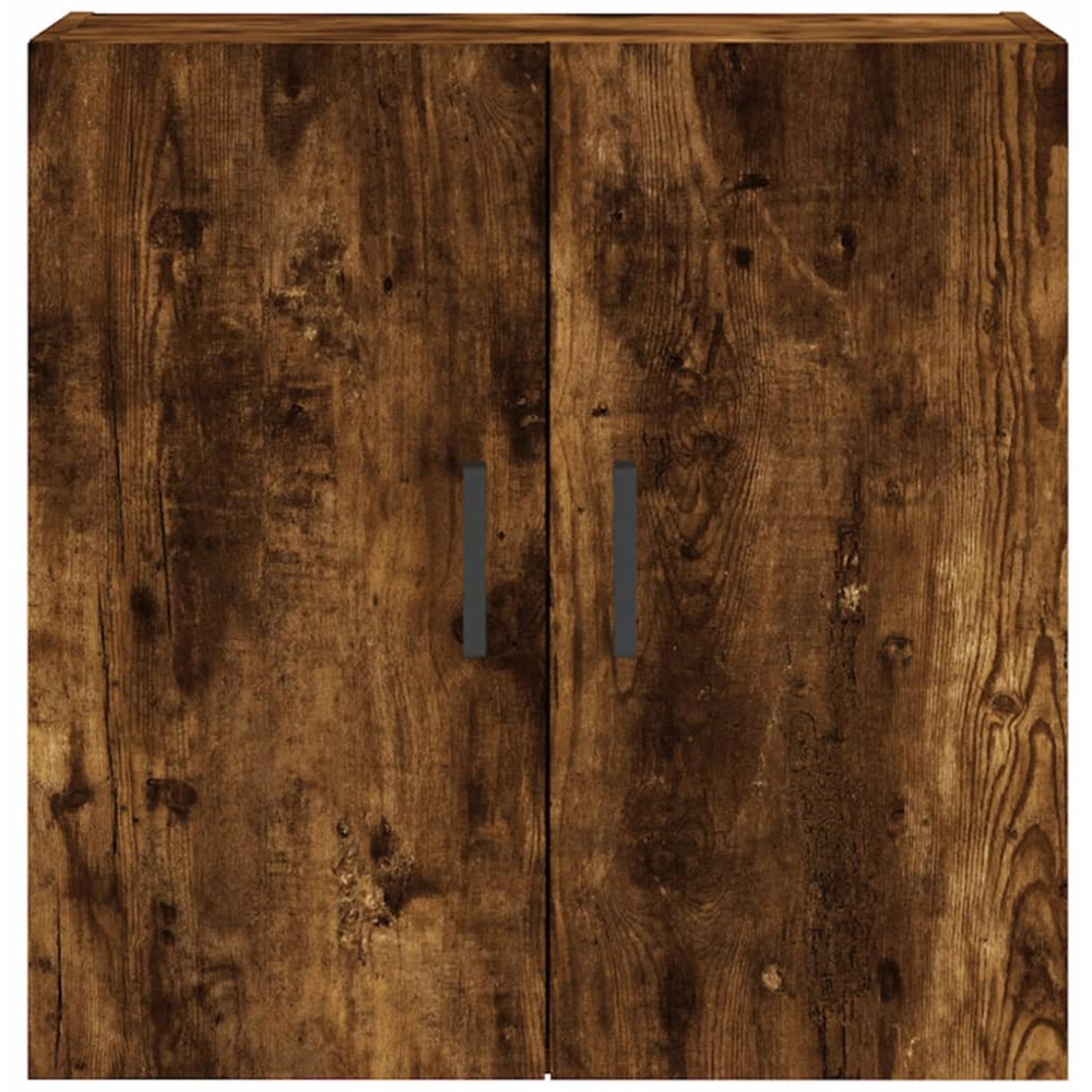 vidaXL 2 Door Smoked Oak Wall Cabinet Image 5