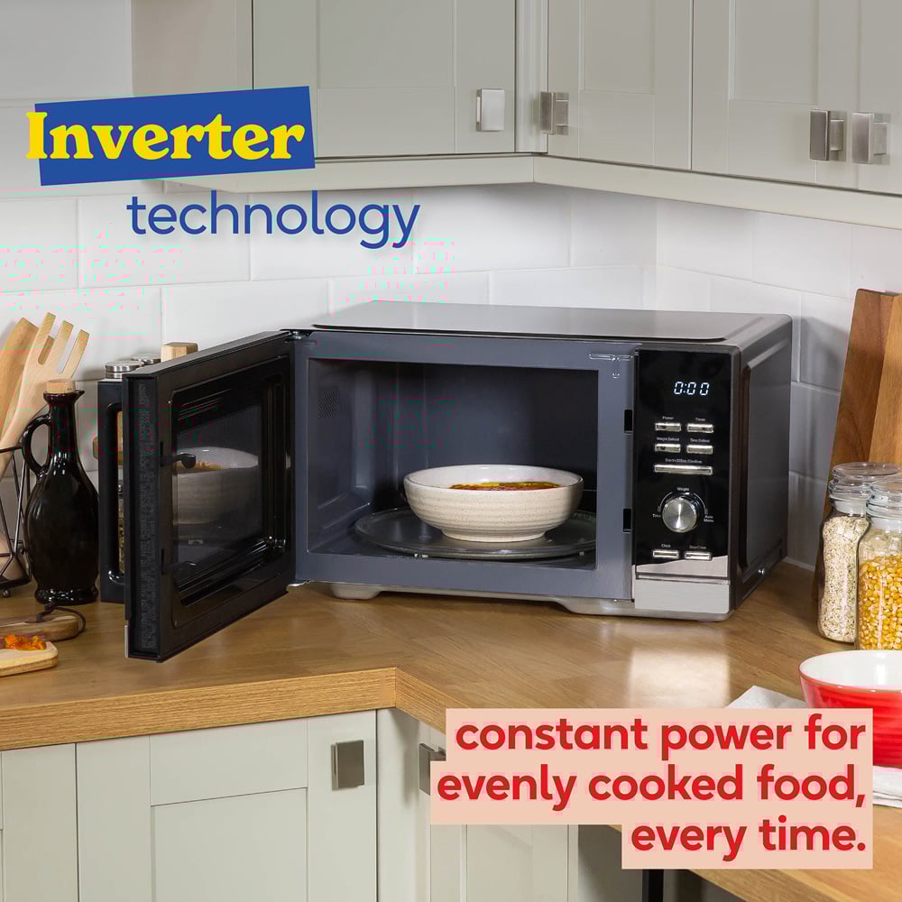 Russell Hobbs RHMI2503B Black 25L Digital Inverter Microwave 900W Image 5