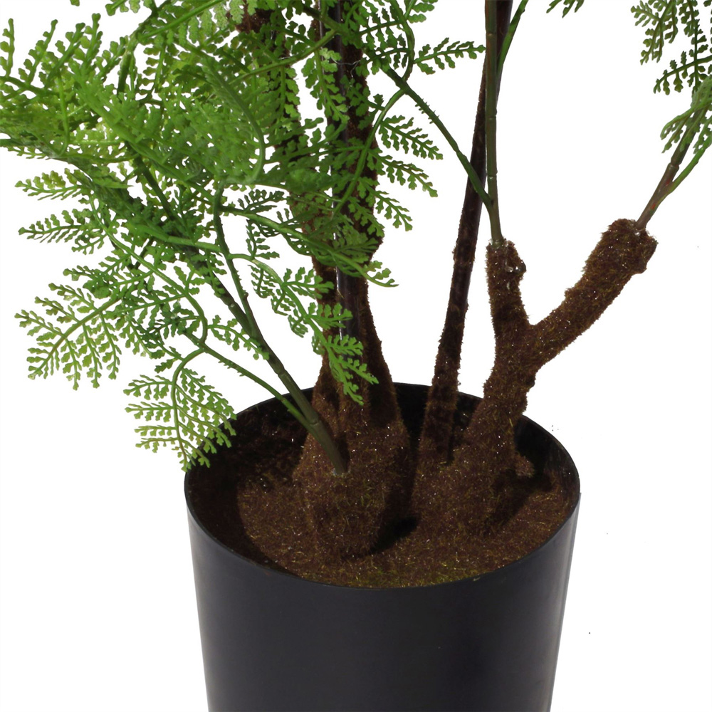 Botanik Moss Base Natural Fern Artificial Tree in Pot 3ft Image 2