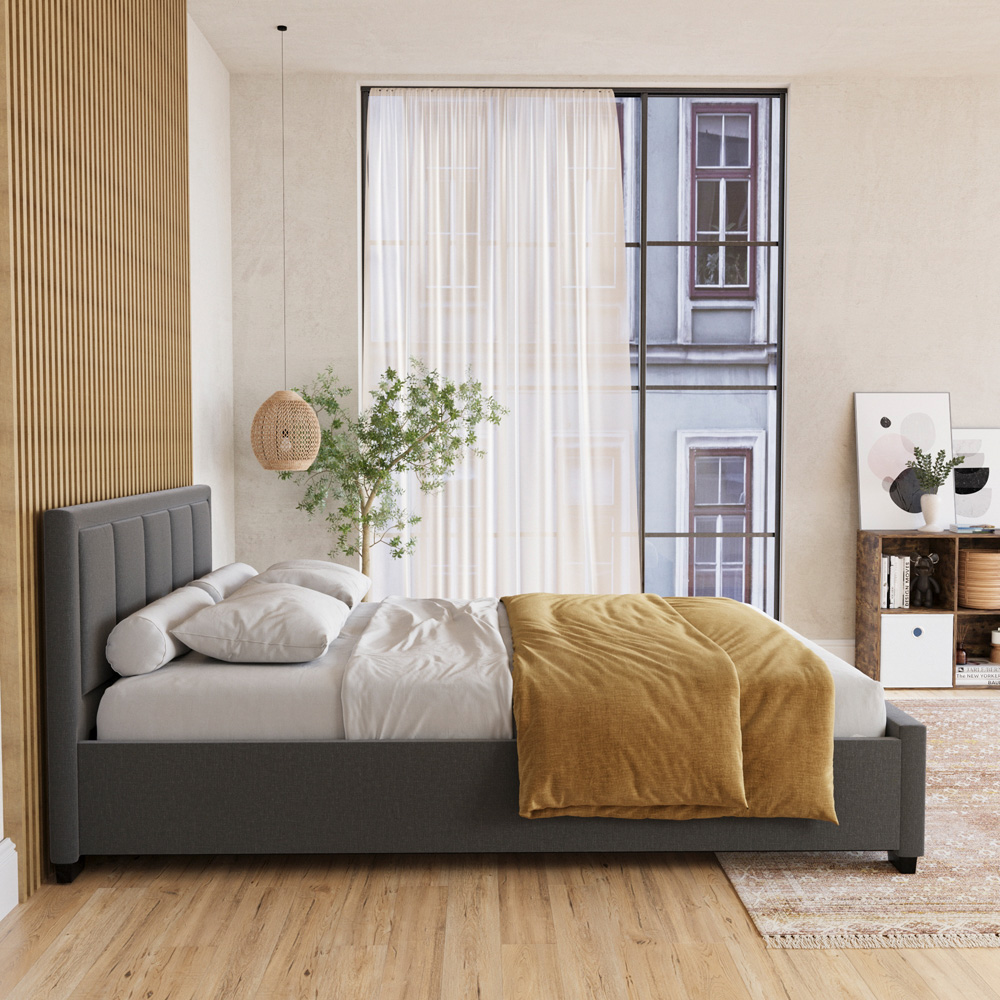 Vida Designs Vanita Double Dark Grey Bed Frame Image 5