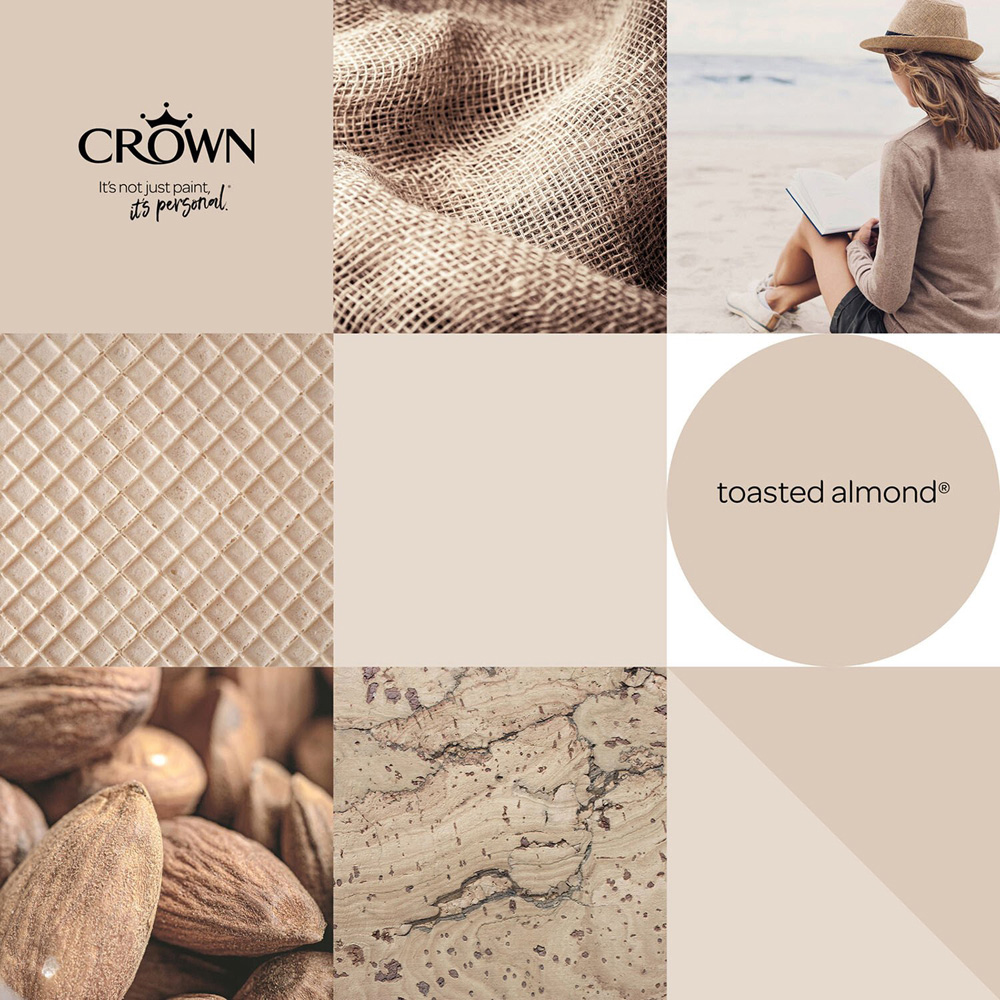 Crown Silk Emulsion Paint 5L - Toasted Almond Image 6