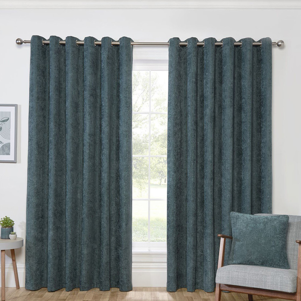 Alden Thermal Curtains - Emerald / 229cm / 168cm Image 1