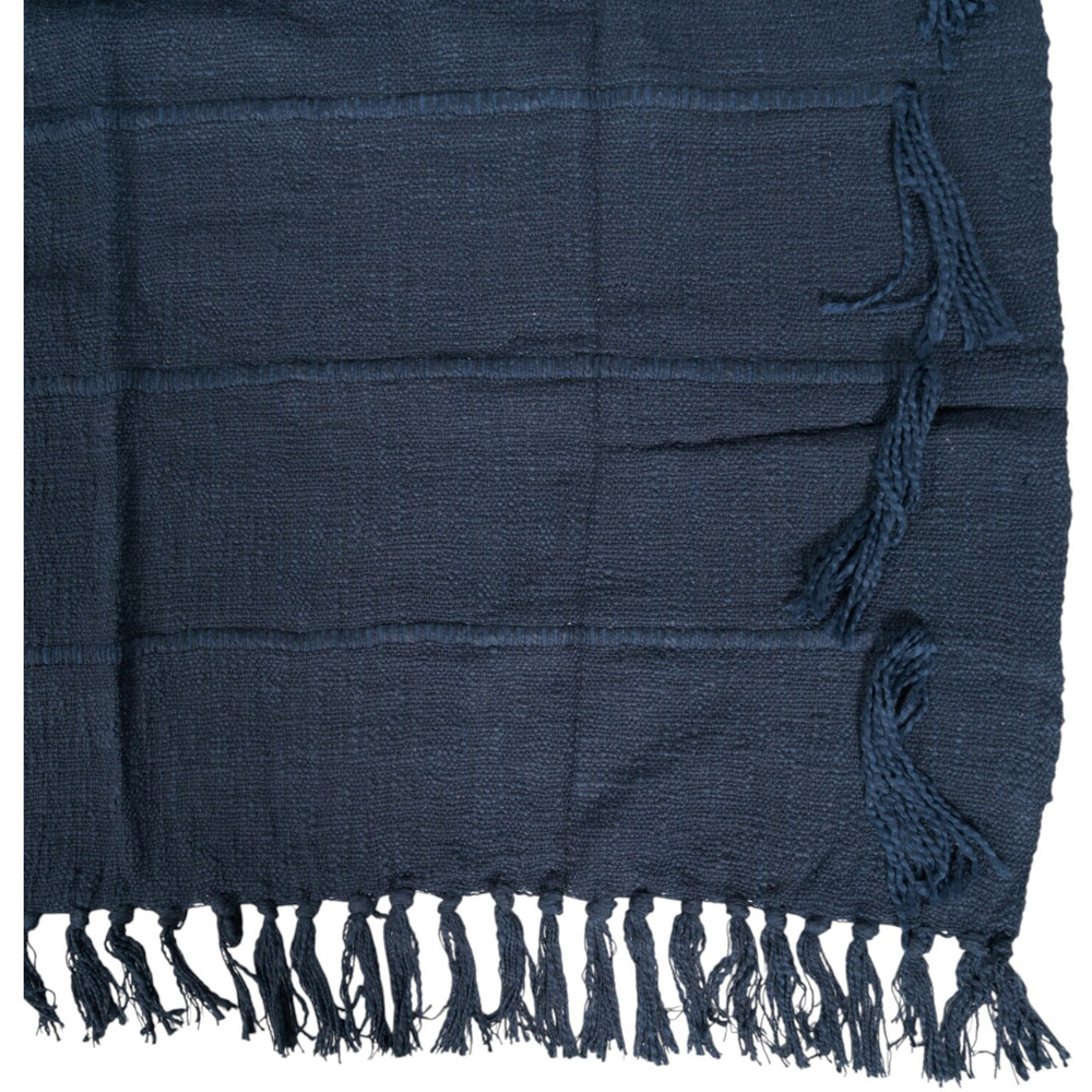 Eboni Tassel Throw Navy Image 5