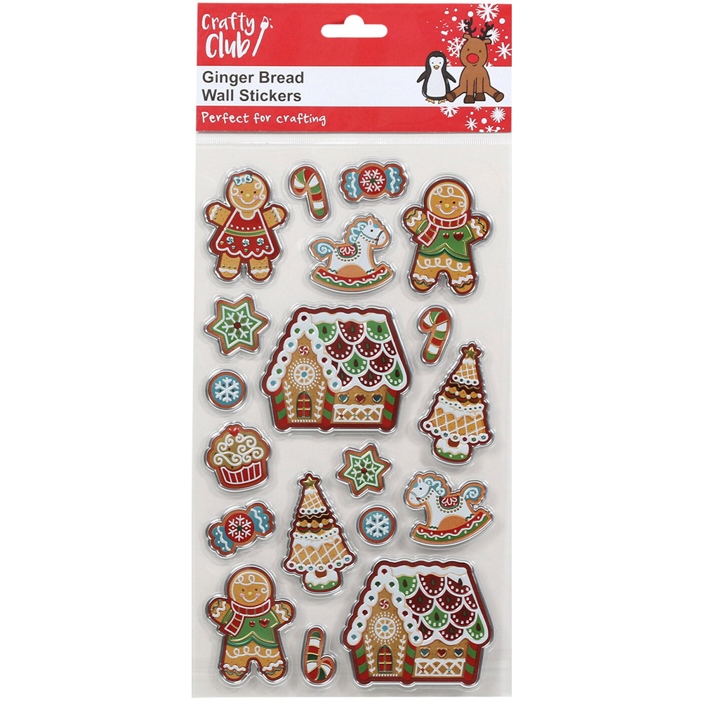 Crafty Club Ginger Bread Wall Stickers Image 1